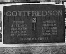 Peter Gottfredson headstone