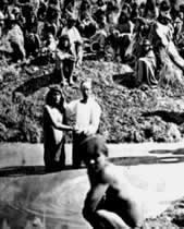 Historic photo of LDS baptizing the Paiute