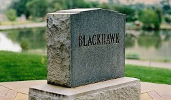 Chief Black Hawk's Gravesite at Spring Lake, Utah