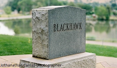 Gravesite of Timpanogos Chief Black Hawk Spring Lake, Utah