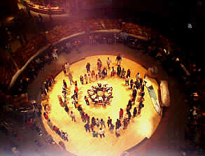 Inside of National Mueum of the American Indian Interior