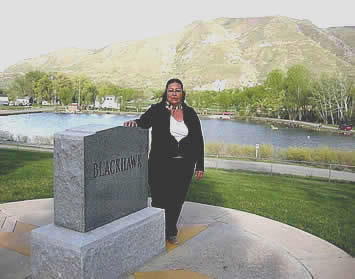 Burial site of Timpanogos Chief Antonga  Black Hawk and  Mary Meyer descendent of Timpanogos Chief Arapeen 