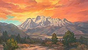 Mt. Timpanogos - painting by Carol Pettit Harding