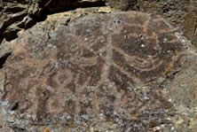 Petroglyp at Table Point, Utah Lake.